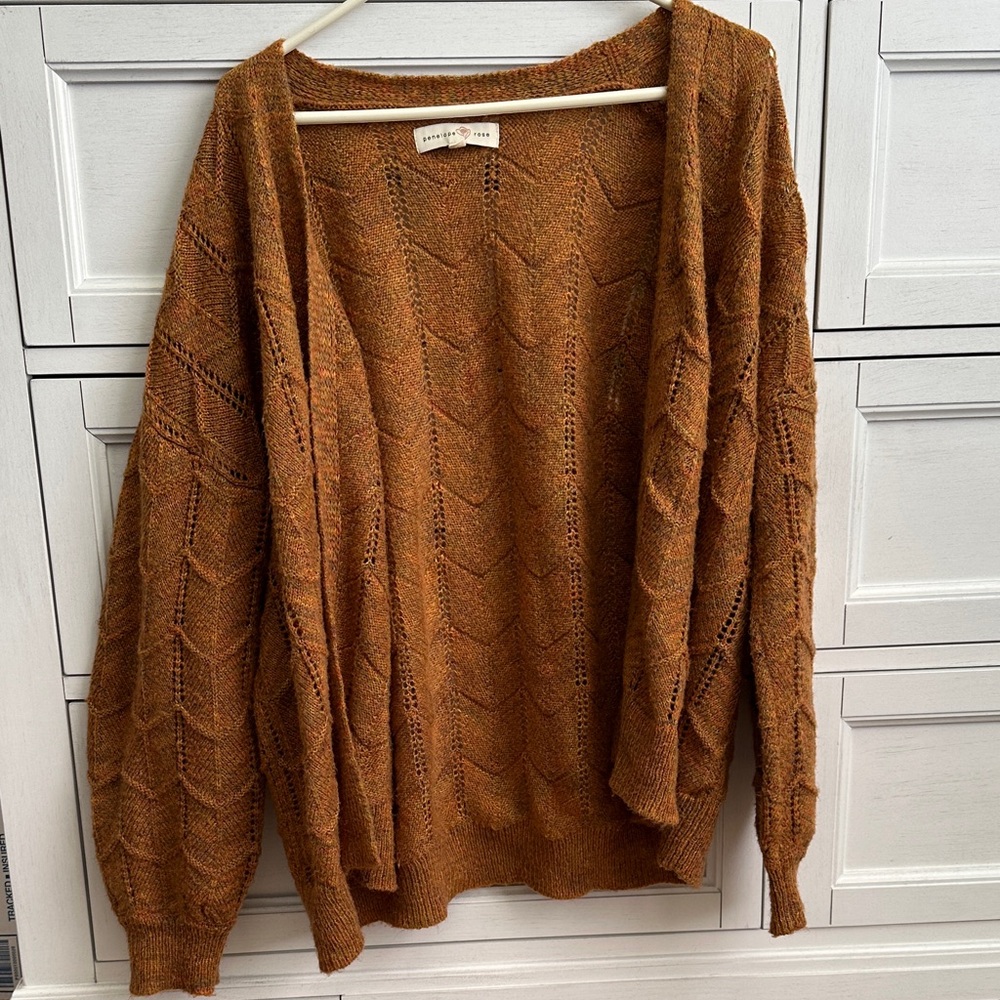 Love Tree Women's Cozy Brown Cardigan